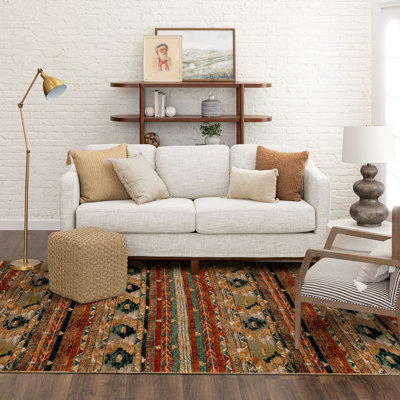 Tapis intérieur tissé en polyester infusé résistant aux taches et à la décoloration