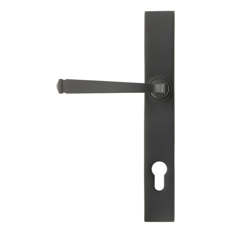 Avon Lock Door Handle, Aged Bronze