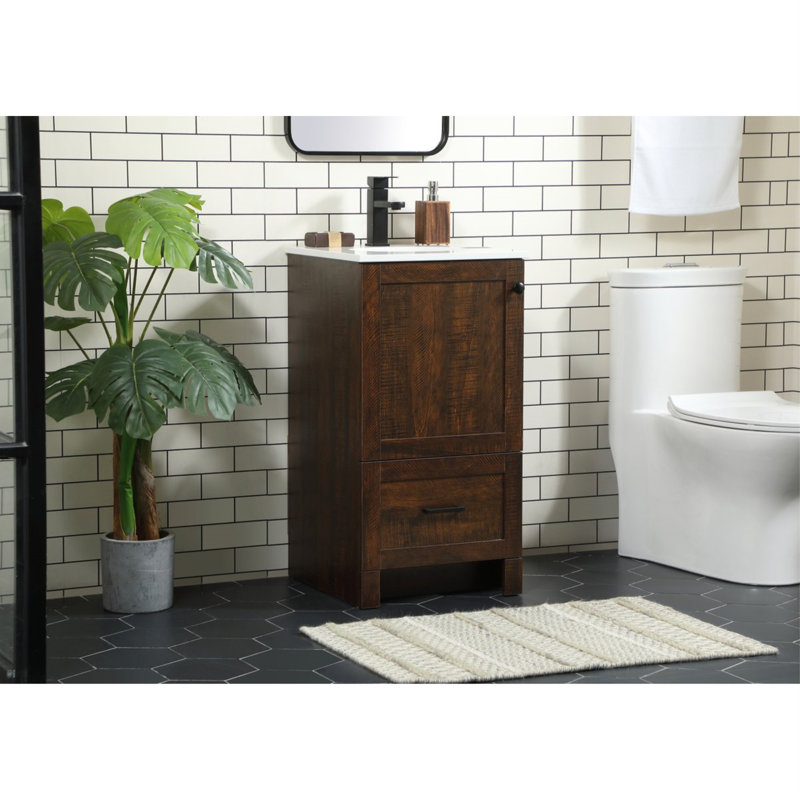 Ensemble de meuble-lavabo simple 19 po Soma, Expresso, Blanc