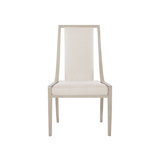 Axiom Upholstered Side Chair in Ivory