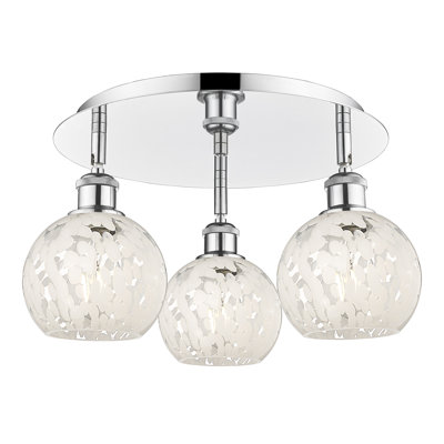 Benten Glass Semi Flush Mount
