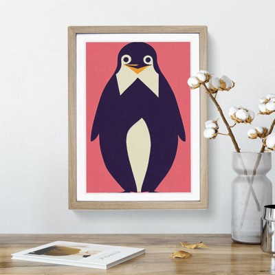 XV1022-469X Adorable Penguin Abstract - - Wall Art