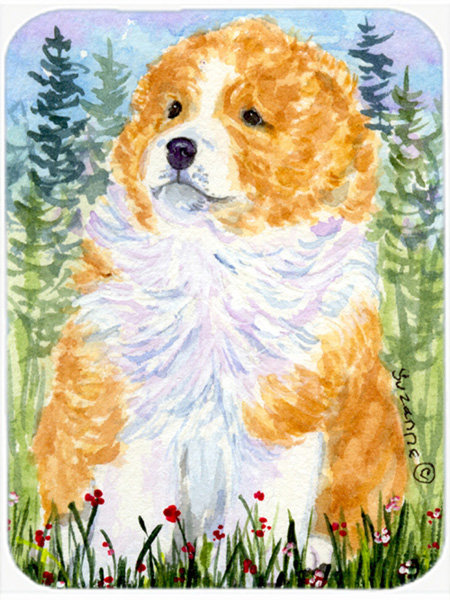 Planche à découper en verre caroline trésors sheltie