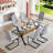 7-Piece Glass Top Dining Table Sets-1181495232-1181495239