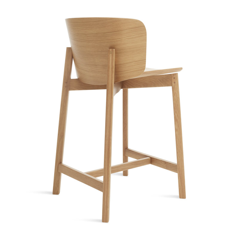 Buddy Stool, Counter Stool (26" Seat height), White Oak