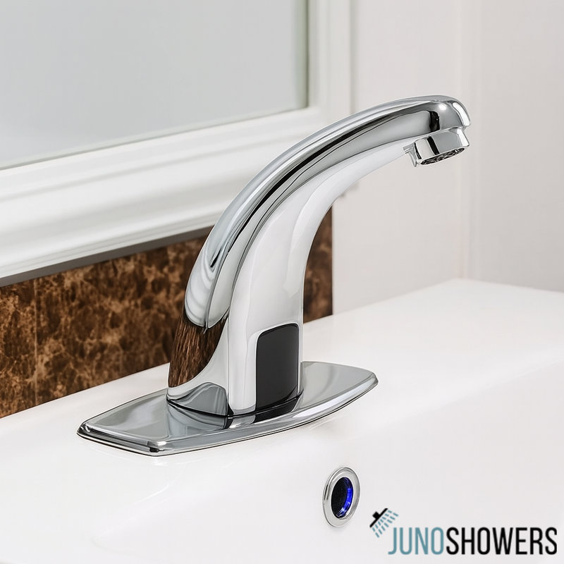 Juno Oil Rubbed Bronze Hands-Free Motion Sensor Faucet Wall Mounted Design