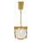 Nala Eight-Light Linear Chandelier w/ Multi-Faceted Optic Crystal Glass-84742415