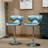 Leopoldo Swivel Upholstered Adjustable with Metal Frame-1273325874