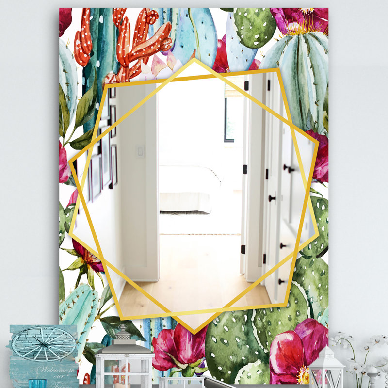Miroir d'appoint Cactus, H 39,4 po x l 29,5 po