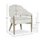Fauteuil d'appoint Analiha Bluff, galet