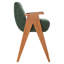 Tabouret de comptoir rembourré avec accoudoirs Kyajah-1931962081