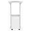 Techni Mobili Sit-To-Stand Rolling Adjustable Laptop Cart With Storage (Not Include Stools)-1992477625