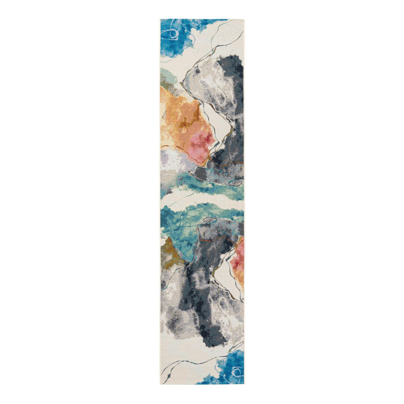 Tapis Keazia, Tapis de couloir 2 pi 7 po x 12 pi