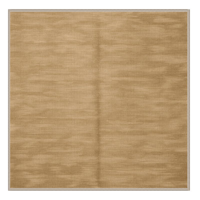 Tapis brun uni lavable à la machine