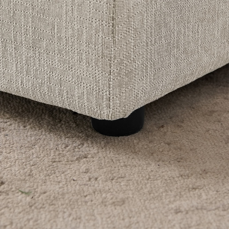 Canapé surdimensionné pour animaux avec accoudoirs simples, Beige