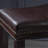 Contemporary Upholstered Saddle Counter Stool With Nailhead Trim And Elegant Design, Ideal For Kitchen And Bar Areas.
