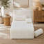 Modern Chaise Lounge with Customizable Modular Design and Ergonomic Support-131248046