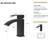Single Handle Matt Black Bathroom Sink Faucet, 6.5" Height, , Mid Arc Spout, Stain - Finish, Ss304 Main Body, Ceramic Cartridge, Hole Mounting Faucet With Handle, Black, , And Ceramic, Manual-125172599