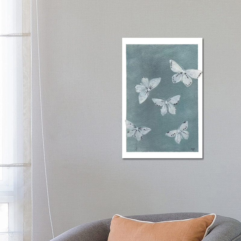 Midnight Butterflies by CreatingTaryn - Wrapped Canvas Print, 66.04 cm H x 45.72 cm W