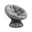 Chaise papasan pivotante avec coussin Charlcy-836382939