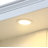 78.75'' H 4-Tier Farmhouse Bookcase Freestanding Display Shelf, 5-Color Dimmable Ceiling Light, Adjustable Glass Shelves & Storage Doors for Living Room Home Office Decor-763457698