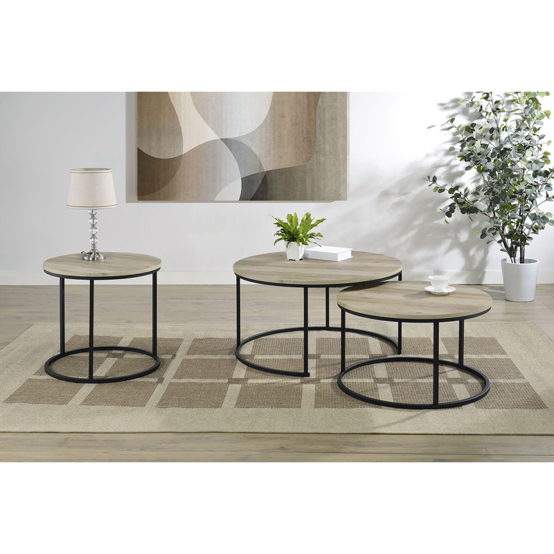Table basse gigognes 2 pièces
