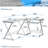 L-Shaped Tempered Glass Top Computer Desk With Pull Out Keyboard Panel, Clear