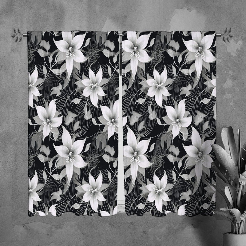 Paire de rideaux obscurcissant en polyester Mylek, L 40 po x L 61 po