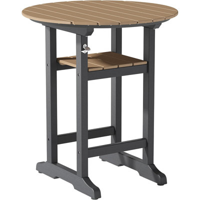 Counter Height Bar – Comfortably Seats Four – Designed With A Counter Height Of 35.4 Inches, This Large Adirondack-Style Bar Table Is Ideal For Relaxed Seating. With Overall Dimensions Of 32" W X 32" D X 35.4" H, It Pairs Perfectly With Bar Stools Measur