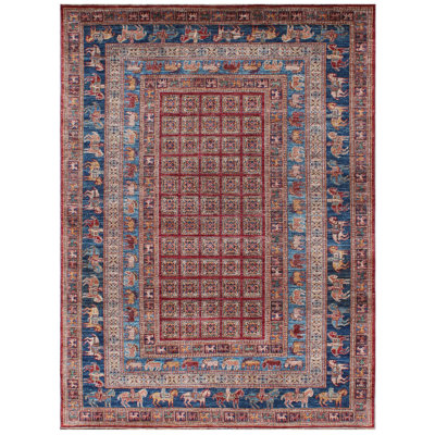 Alitzah Rectangle 177 cm x 238 cm Oriental Hand Woven Area Rug
