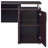 Cappuccino 2-Drawer Office Computer Desk-481913607
