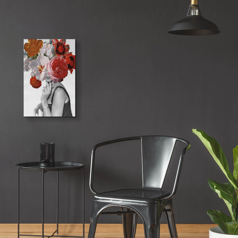 Art mural en verre acrylique «Garden Party 2 C» par Wild Apple, Epic Art, 16 po x 24 po, H 24 po x l 16 po