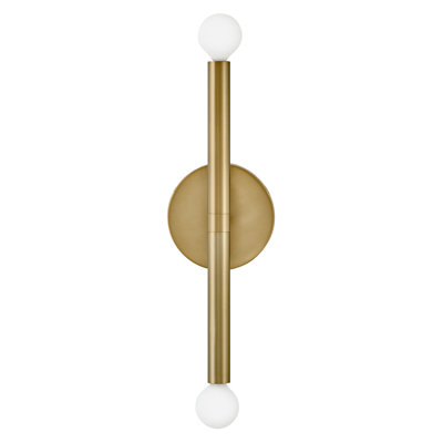 Jamir 2-Light Steel Dimmable Wallchiere