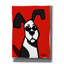 «Dog on Red» par Irena Orlov, art mural sur toile-395767084