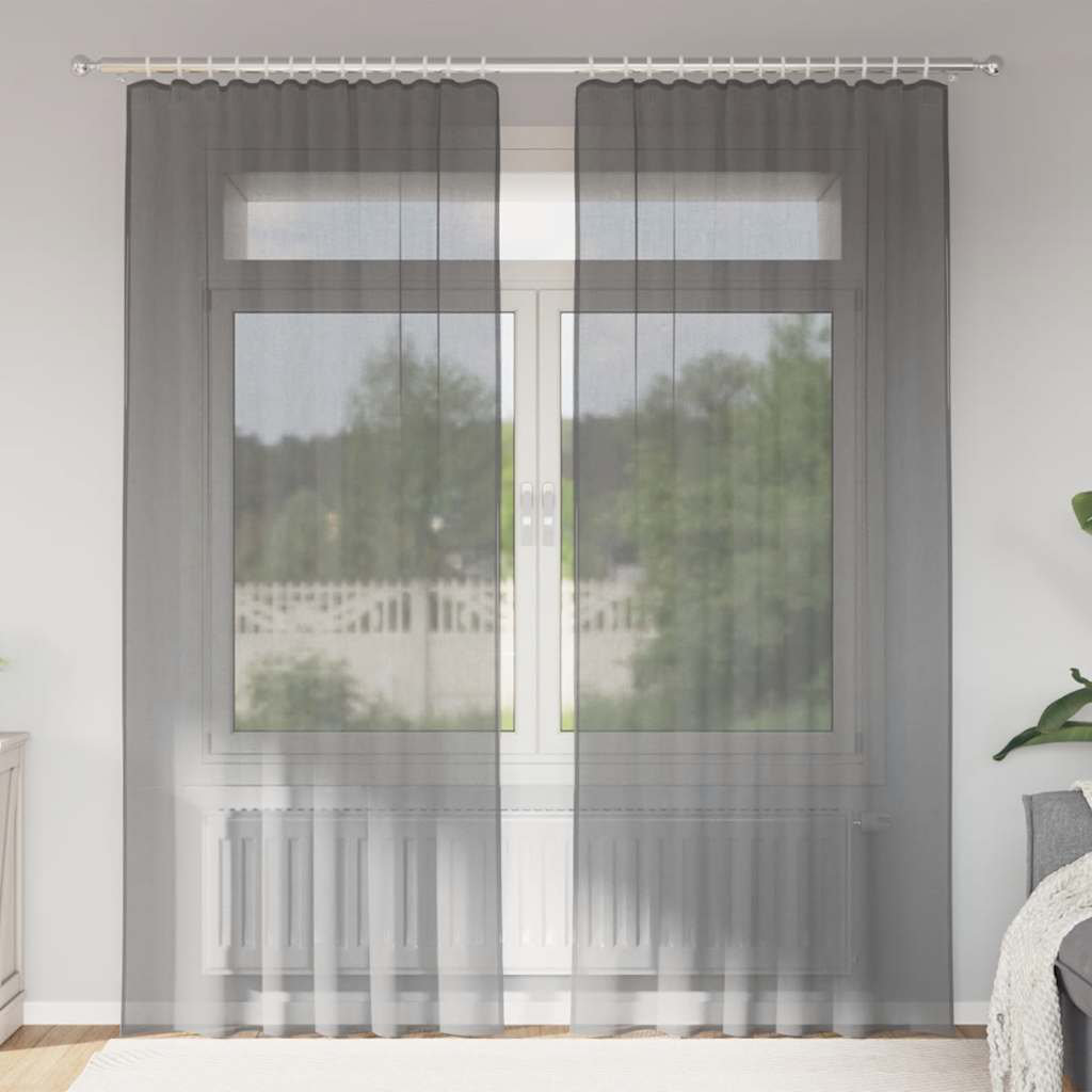 Semi Sheer Curtain Pair