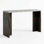 Table de bar 55 po pour 4-6 personnes avec plateau en faux marbre, table de pub rectangulaire à hauteur de comptoir moderne