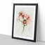 Pink Orchid Flower Abstract - Framed Print-55769667-55769666