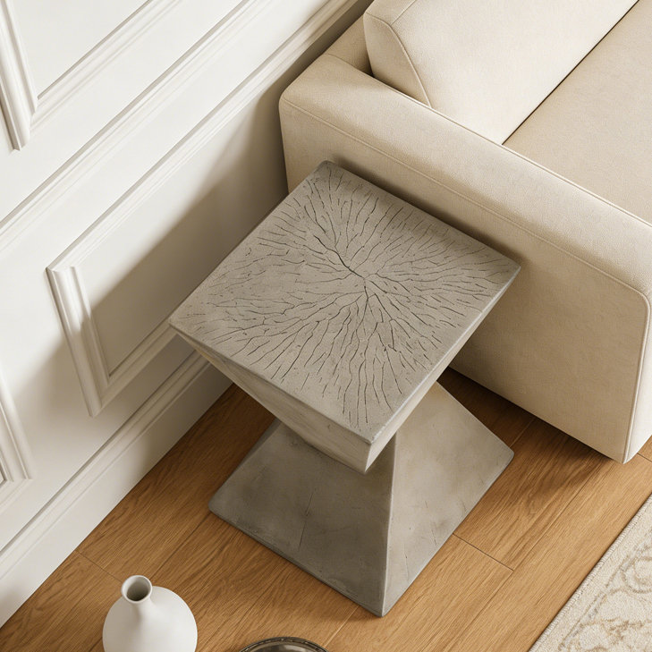 Table d'appoint moderne, Gris clair