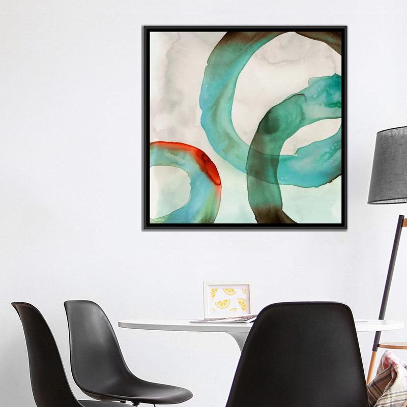 « quartz ii », impression sur toile, H 18 po x l 18 po x P 1,5 po, Toile encadrée noire, Pas de tapis