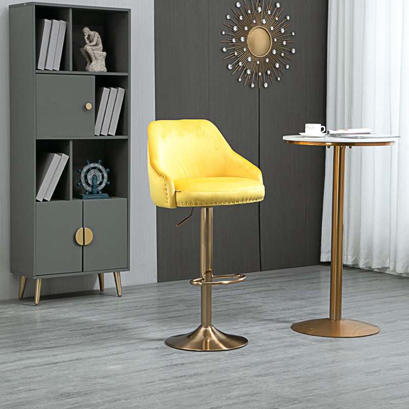 Tabouret Mikhia, Moutarde