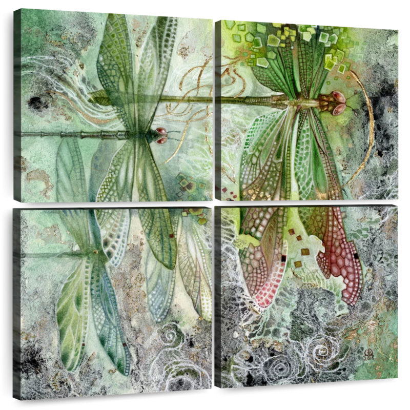 Brampt Dragonfly Flow, 26" H x 26" W