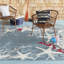 Tapis bleu marine Starfish-70002991