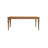 Tasheeka Pine Rectangular Solid Wood Top with Solid Wood Base Dining Table-1528482424