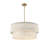 Aretha 5-Light Pendant In Natural Brass