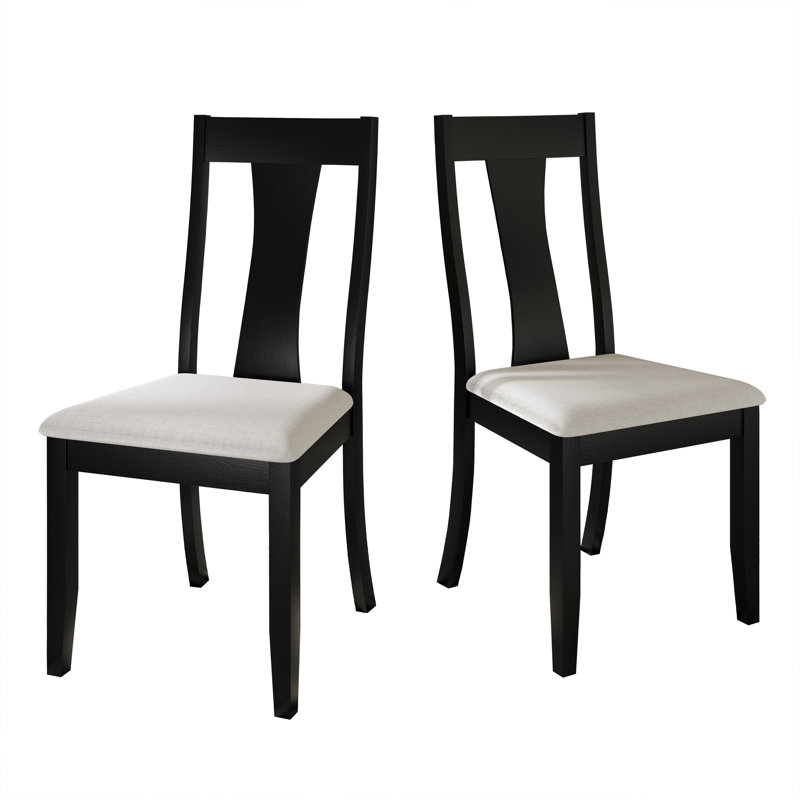 Chaise de salle à manger Ocossio, Noir