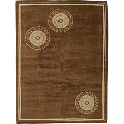 Vintage One-of-a-Kind Rectangle 8'3" X 11' Hand Knotted Area Rug