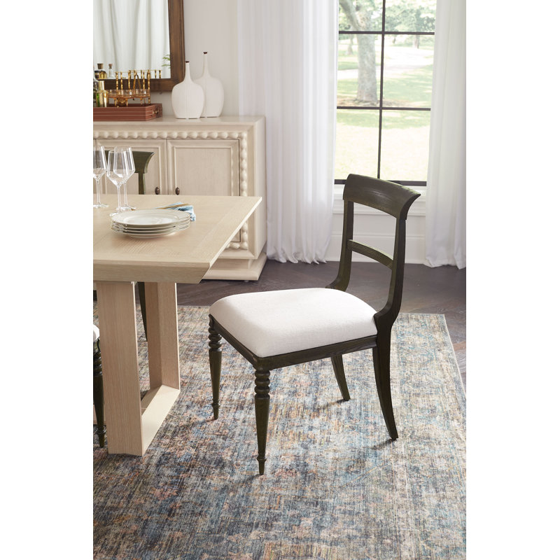 Lawrence Upholstered Dining Chair, Almond