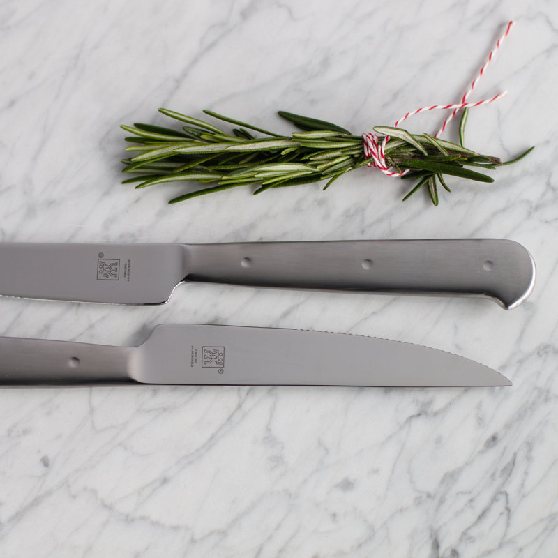 ZWILLING Porterhouse Razor-Sharp Steak Knife Set of 8 with Black Presentation Case, Gift Set