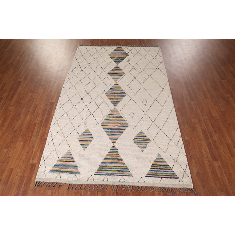 All-Over Trellis Moroccan Oriental Area Rug