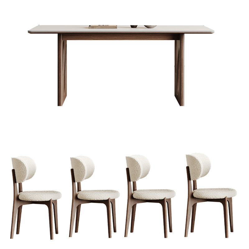Rectangular home creative dining table